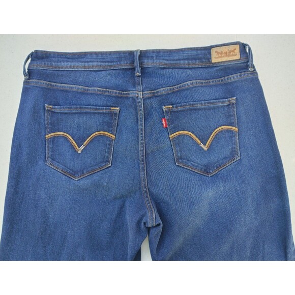 VTG 90's Levi's 512 MED Wash Slim Fit Tapered Stretch Jeans  34"x31" USA - Picture 3 of 3